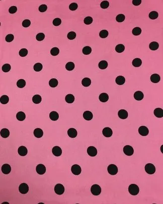 CLSCRFPLKA--pink Scarf Silk Cowboy Polka Dot