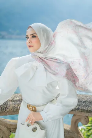 Como Satin Shawl - Yacht