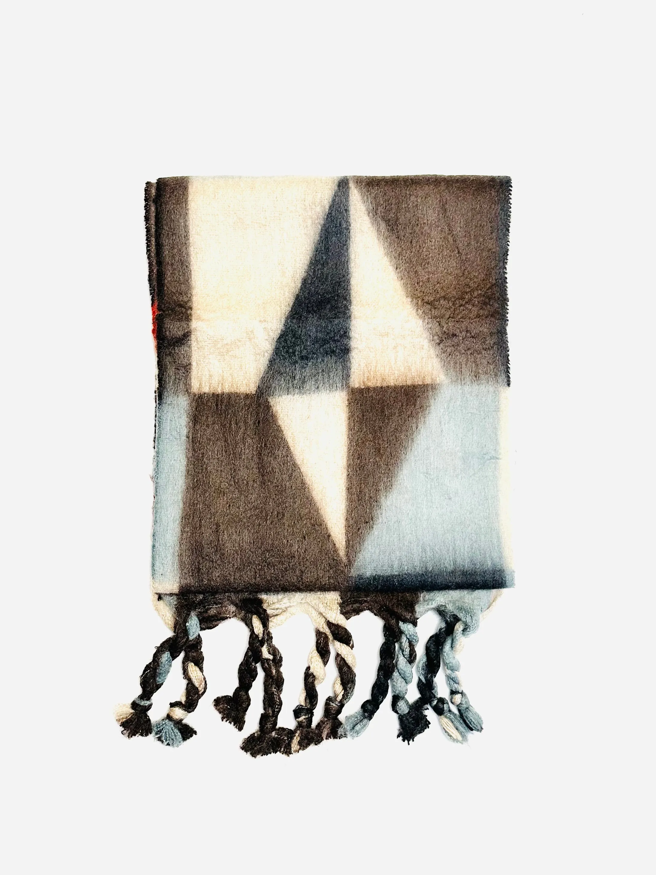 Contrast reversible cashmere wool blend scarf 3
