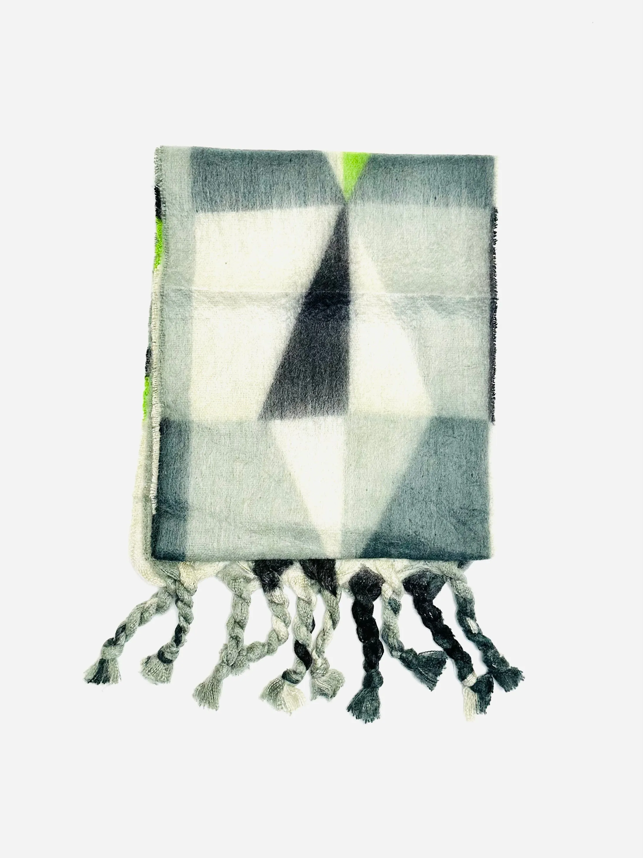 Contrast reversible cashmere wool blend scarf 4