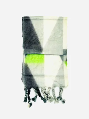 Contrast reversible cashmere wool blend scarf 4