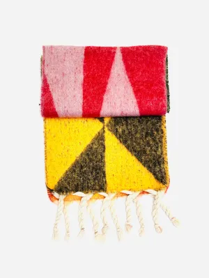 Contrast reversible cashmere wool blend scarf 5
