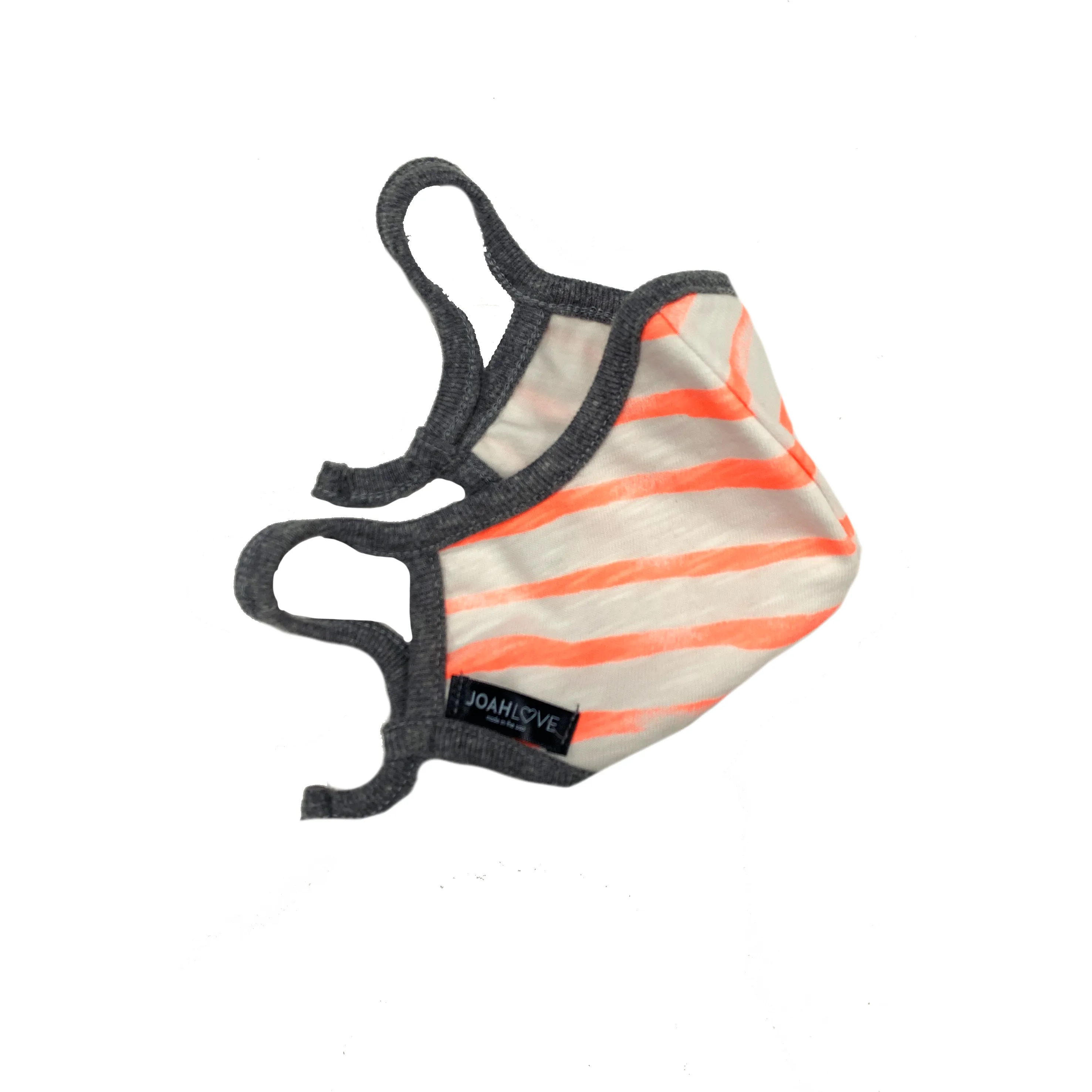 Coral Stripe | Grey