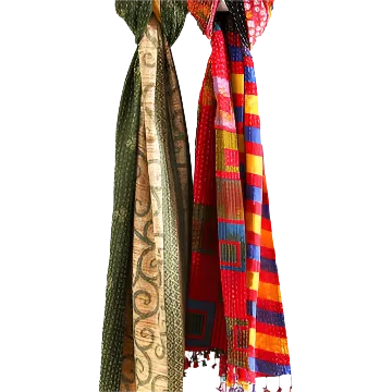Cotton Kantha Scarves