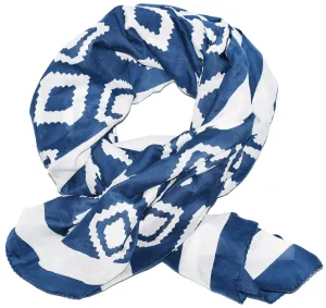 Cotton Silk Scarf | Bali Indigo