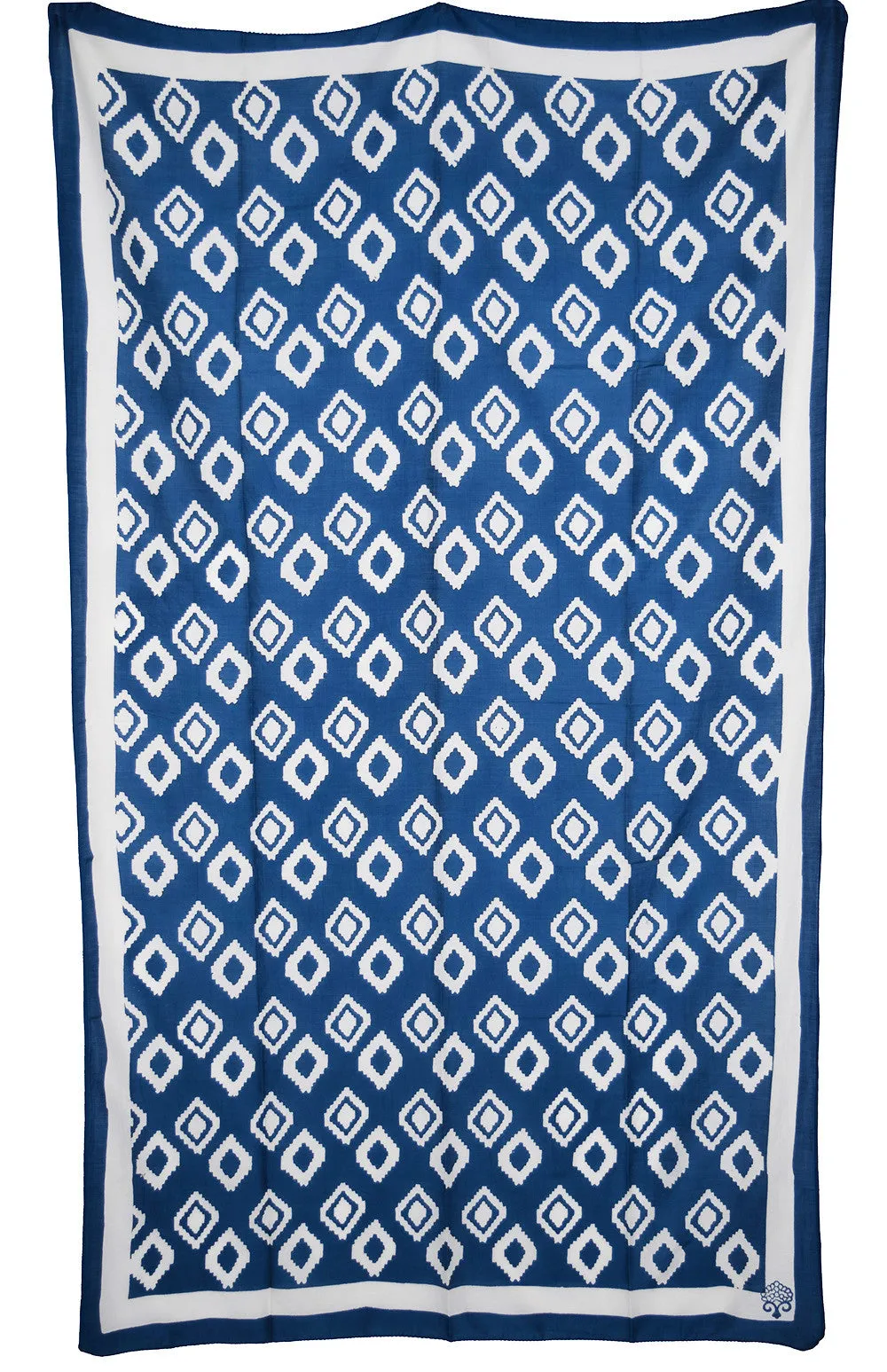 Cotton Silk Scarf | Bali Indigo