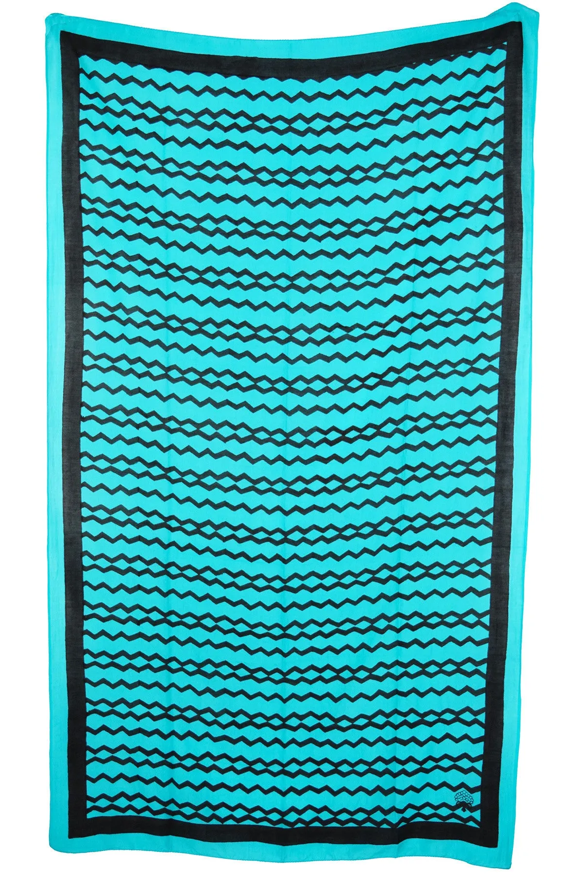 Cotton Silk Scarf | Geri Teal