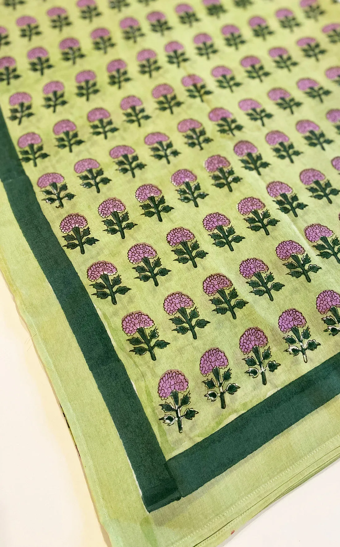 Cotton Silk Scarf | Hydrangea
