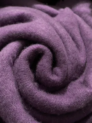 Cozy Pashmina Knit Scarf - Purple