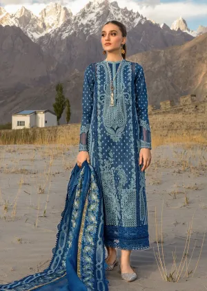 CRIMSON LAWN 2024 | Dancing Paisleys - Cobalt