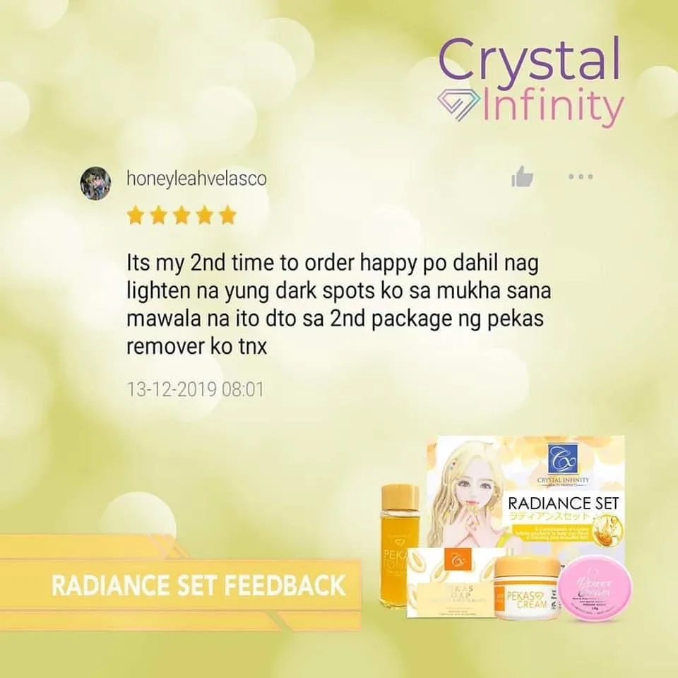 Crystal Infinity Radiance Set (Anti Melasma)