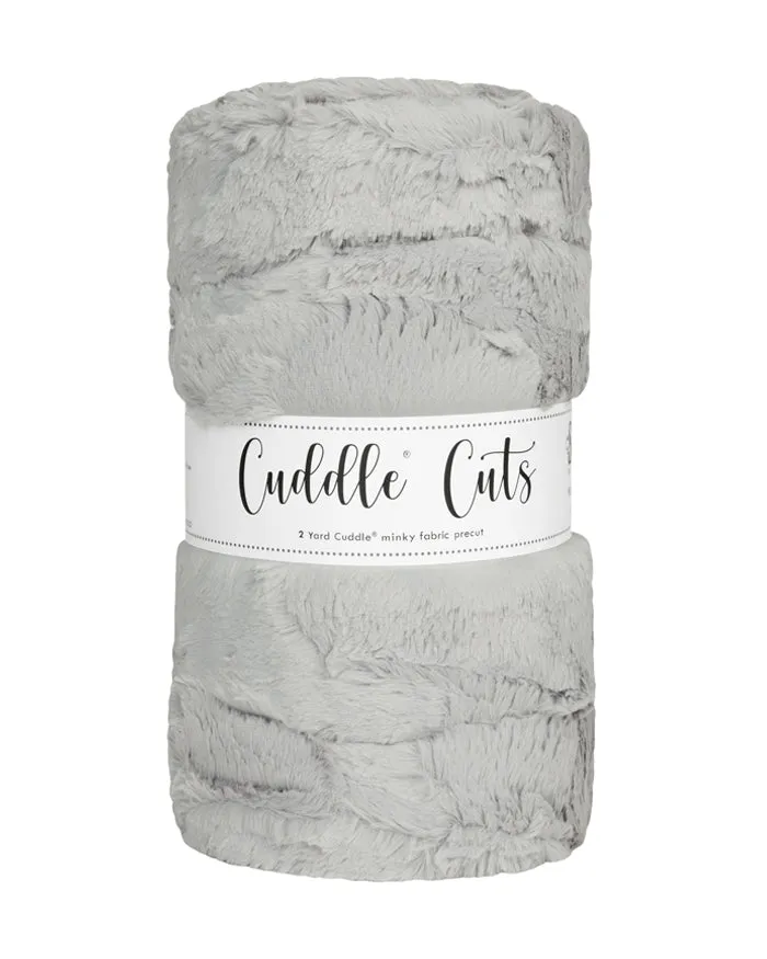 Cuddle® Cut 2 Yard Luxe Hide Silver cklc2hidesilver