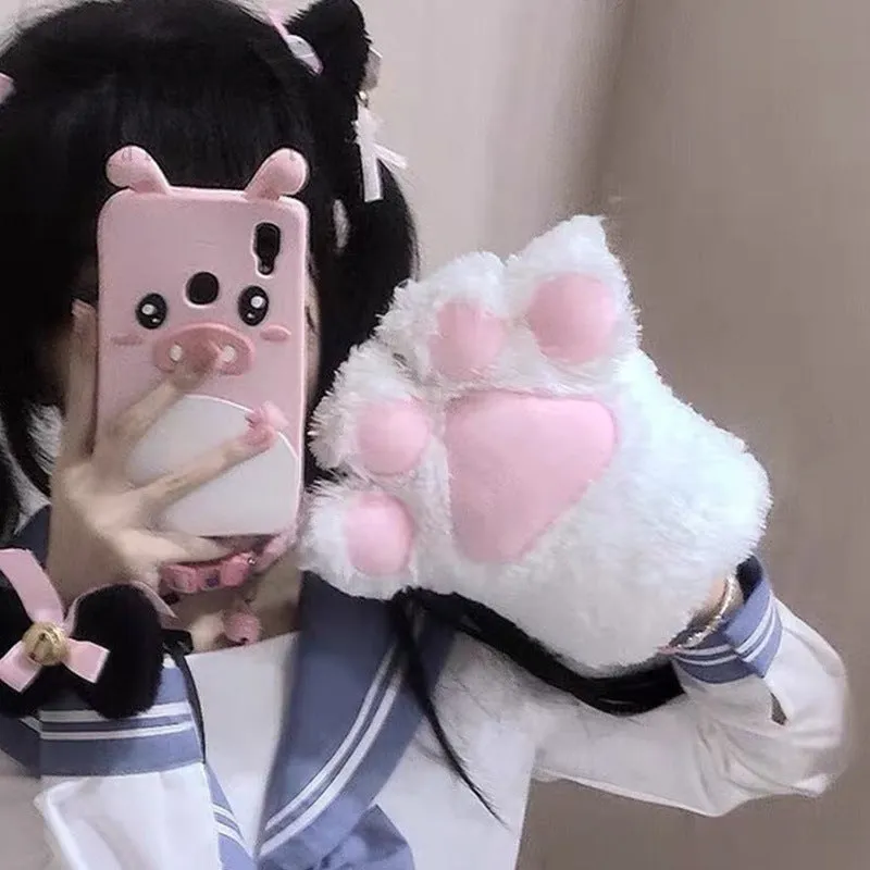 CUTE PLUSH CAT PAW GLOVE (SINGLE) UB2684