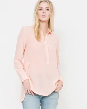 Cynthia Paneled Button Up