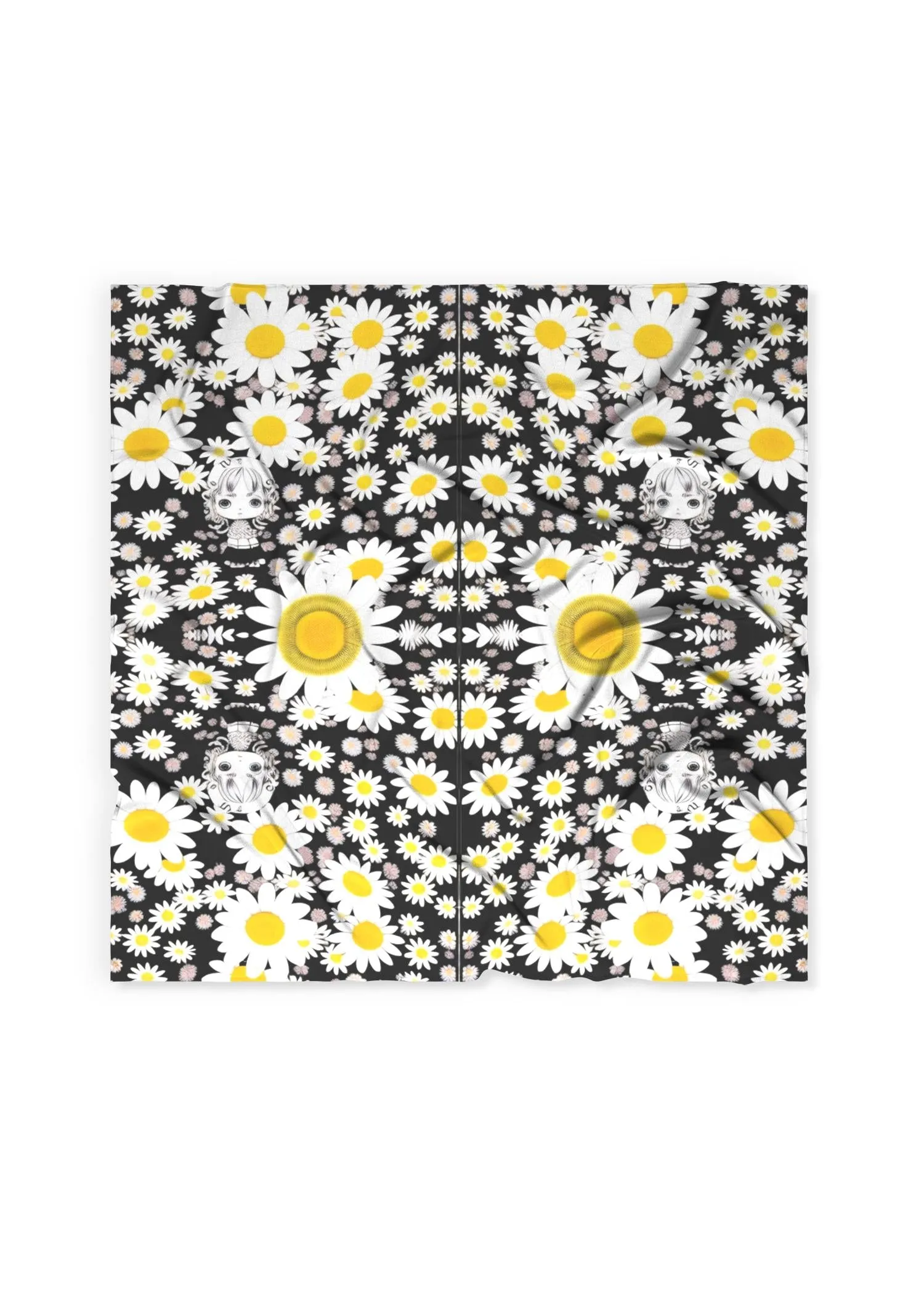 daisies and girl