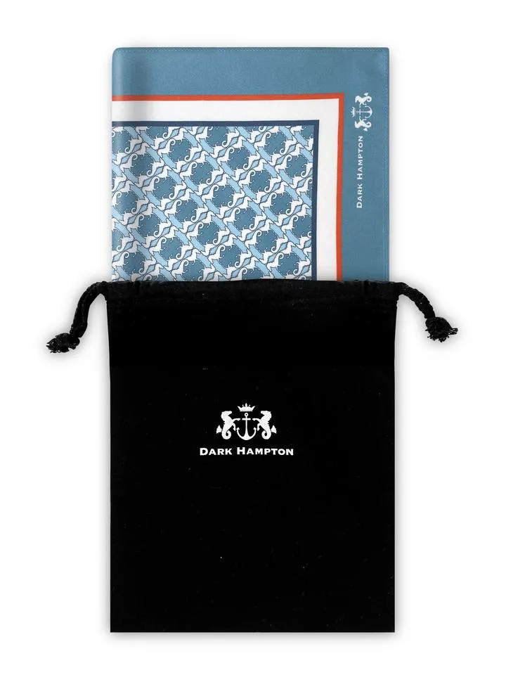 Dark Hampton Mulberry Silk Scarf - The Moore