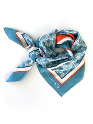 Dark Hampton Mulberry Silk Scarf - The Moore