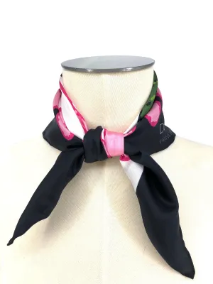 DENNIS BASSO HEARTS SILK SCARF