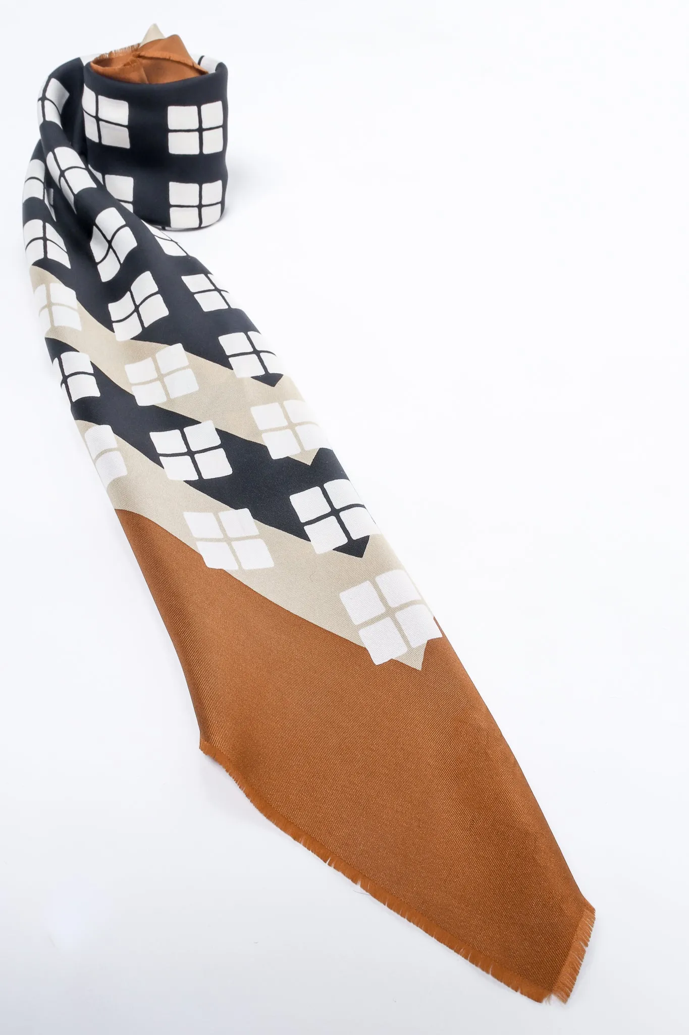 Diamond Block Window Pane Scarf