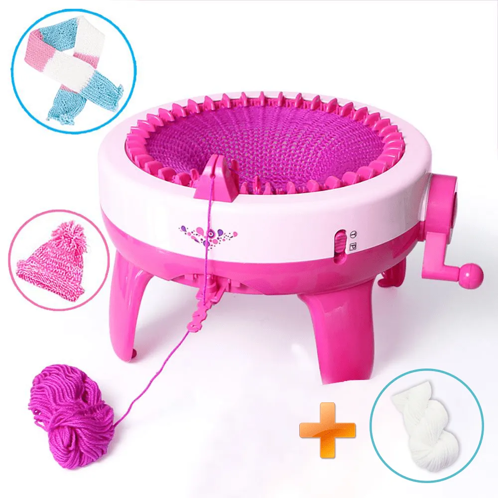 DIY kid knitted machine toy