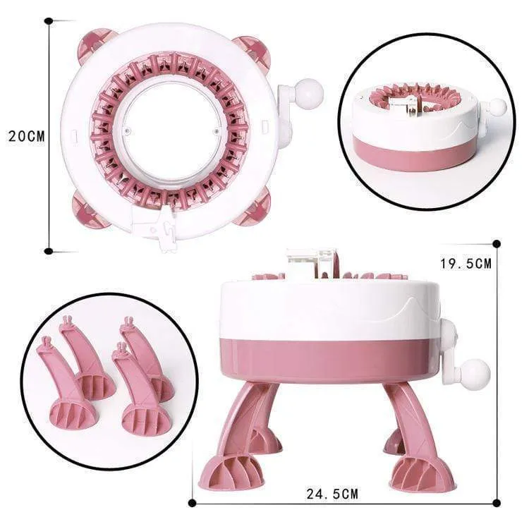 DIY kid knitted machine toy