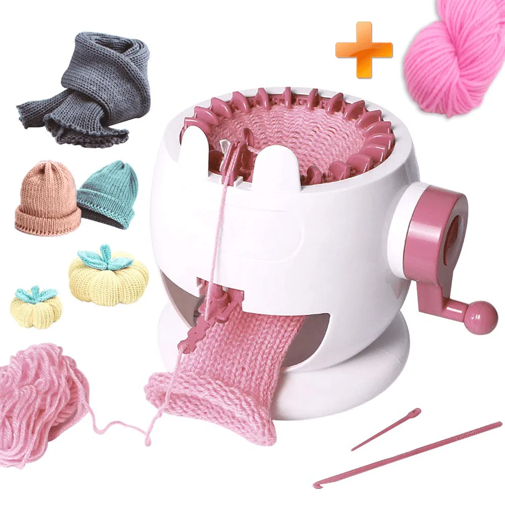 DIY kid knitted machine toy