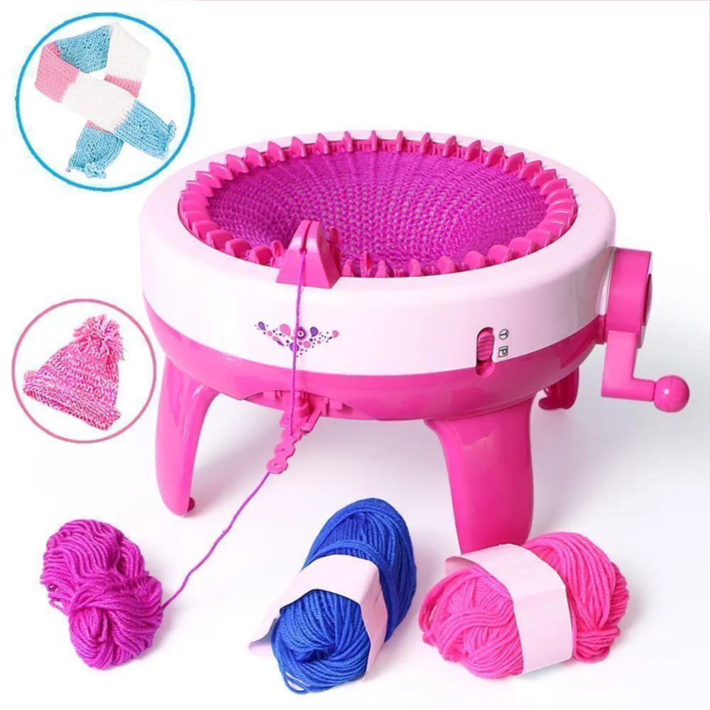 DIY kid knitted machine toy