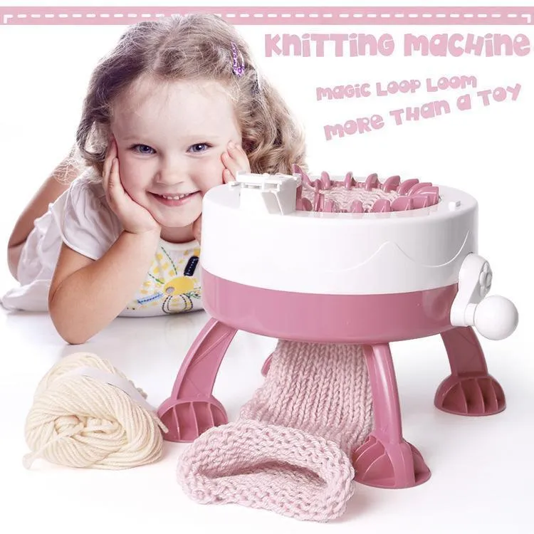 DIY kid knitted machine toy