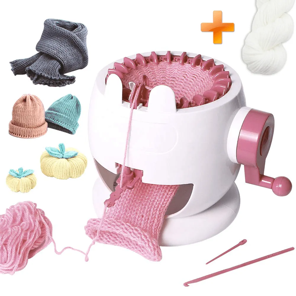 DIY kid knitted machine toy