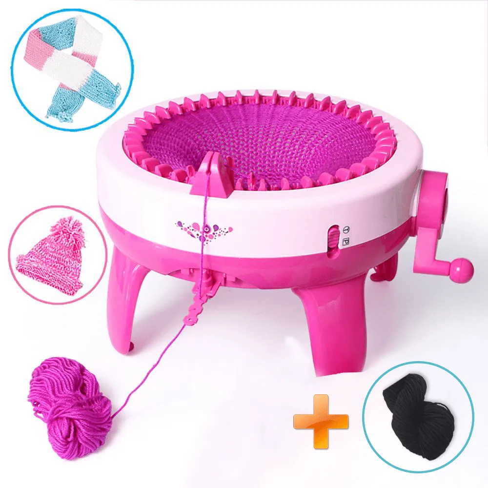 DIY kid knitted machine toy