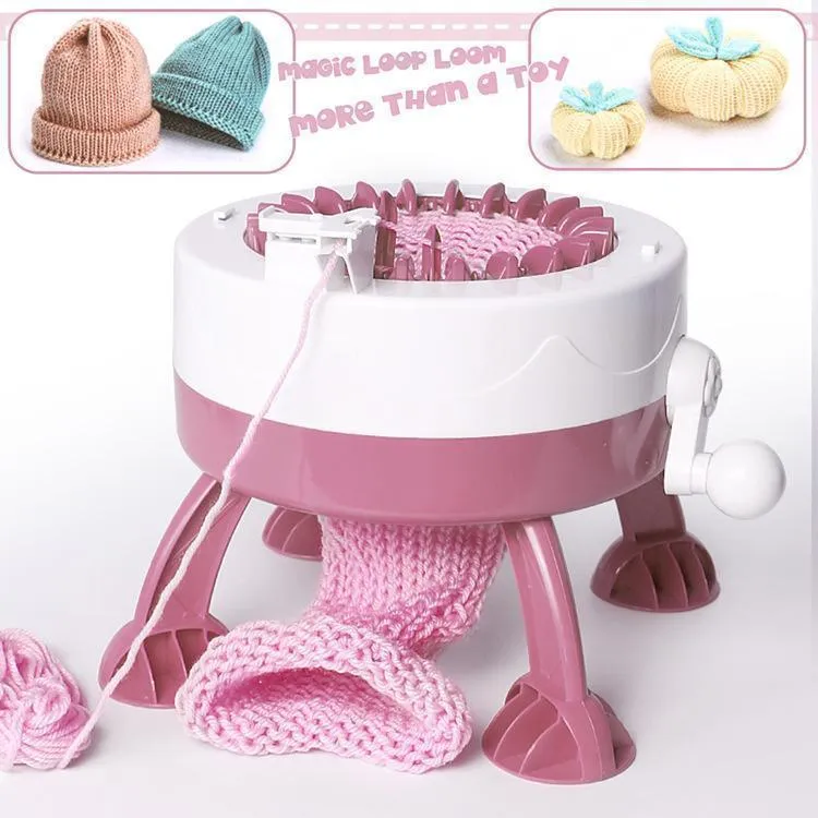 DIY kid knitted machine toy