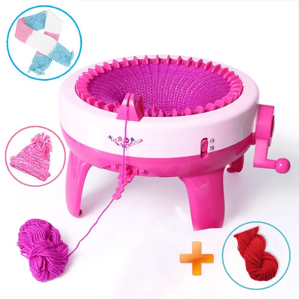 DIY kid knitted machine toy
