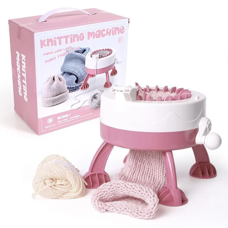 DIY kid knitted machine toy