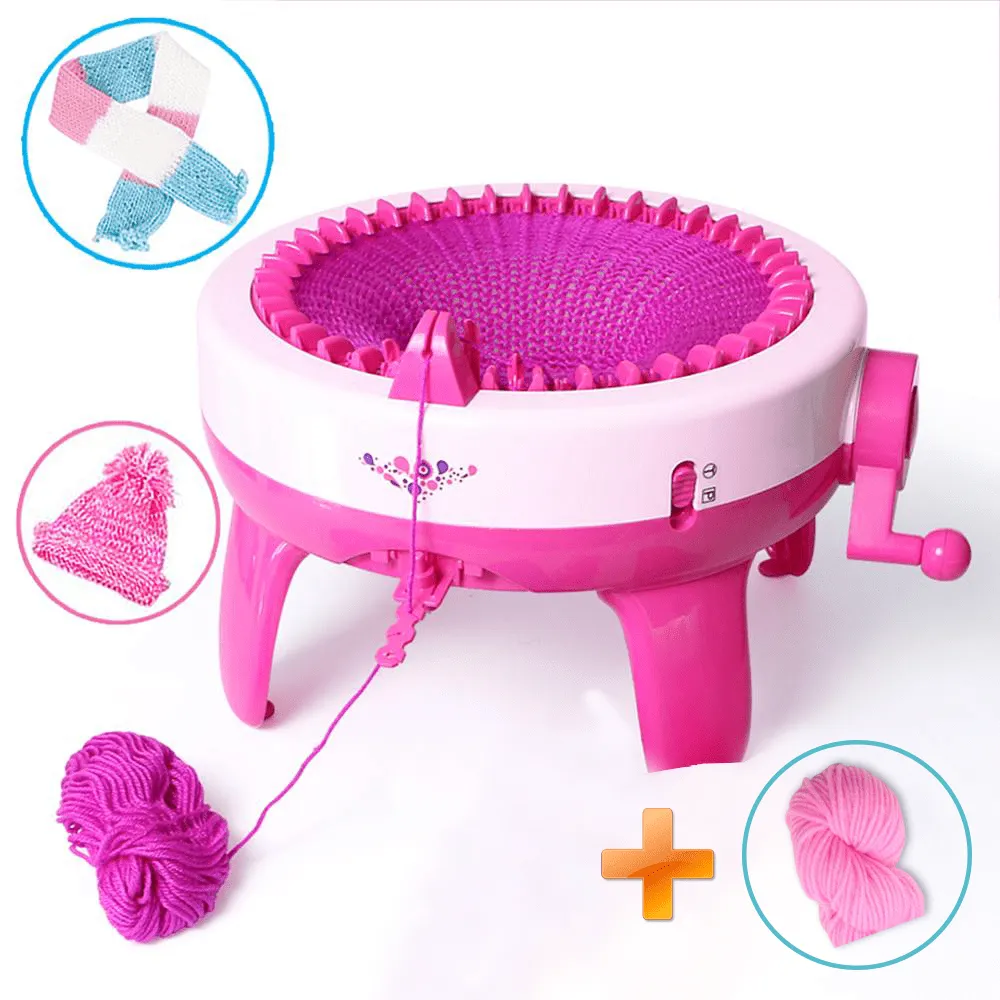DIY kid knitted machine toy