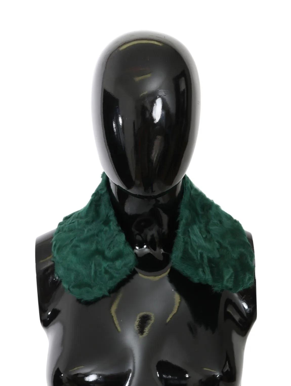 Dolce & Gabbana Elegant Lambskin Fur Scarf In Lush Green