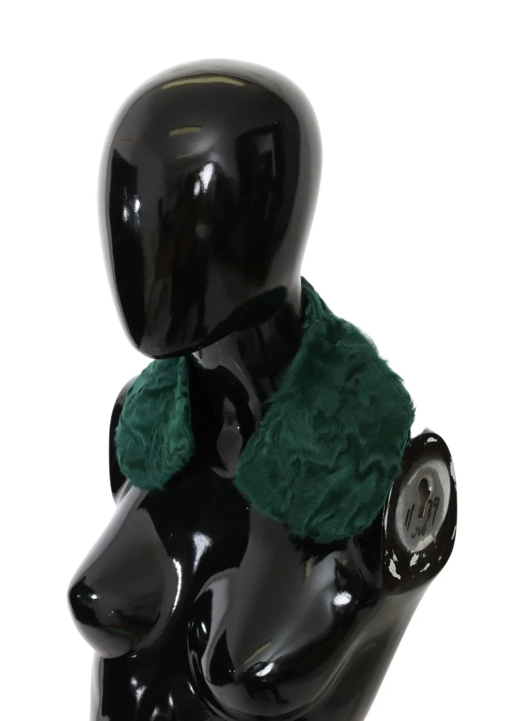 Dolce & Gabbana Elegant Lambskin Fur Scarf In Lush Green