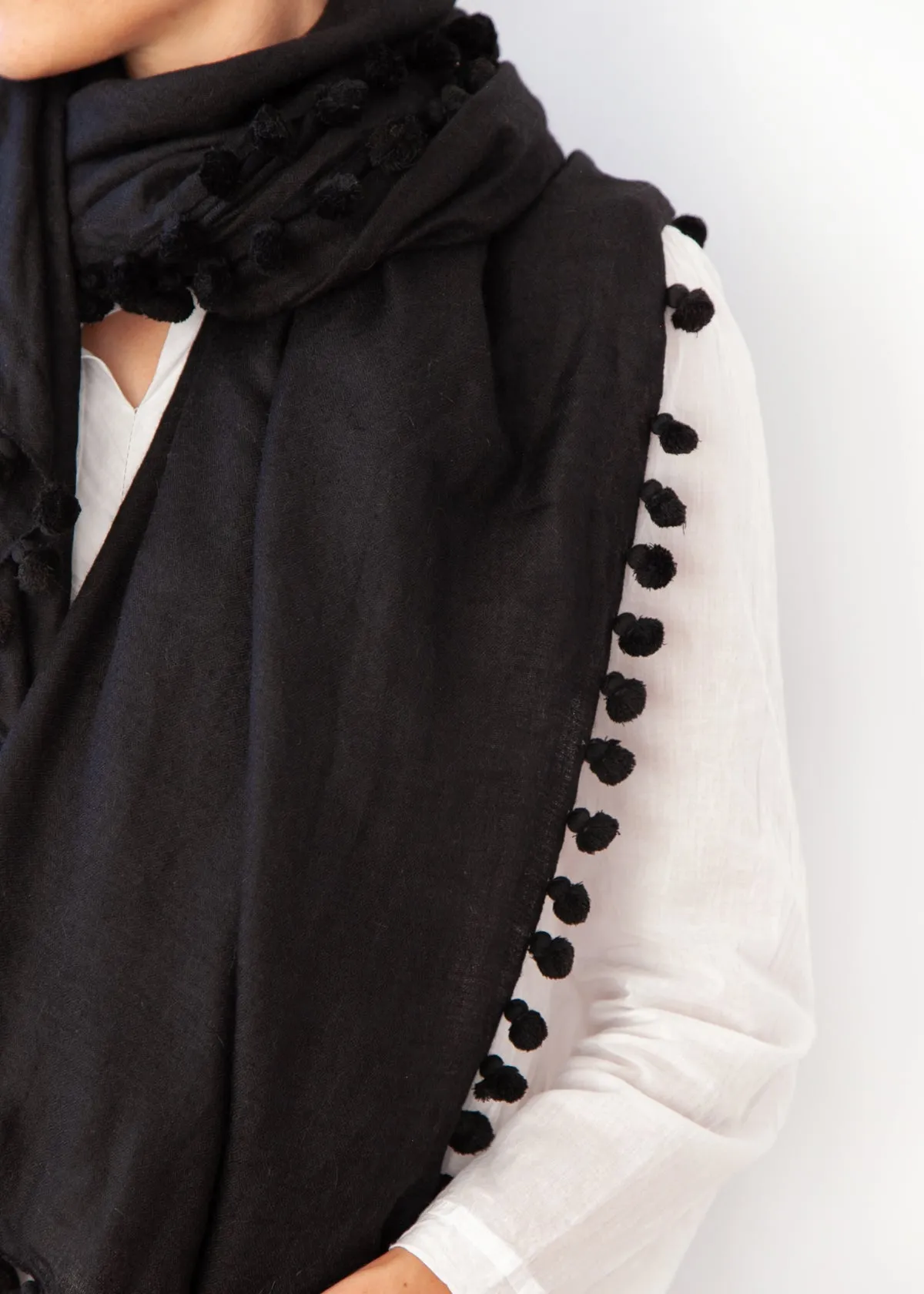 Dupatta Noor Shawl, Black