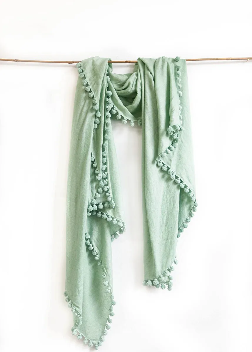 Dupatta Noor Shawl, Sea Foam
