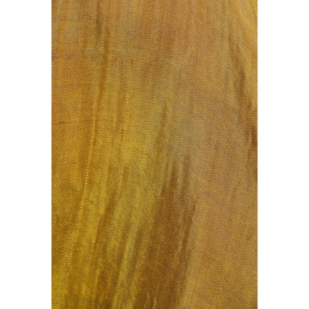 Dusala India Handwoven Gold Zari Pashmina Shawl