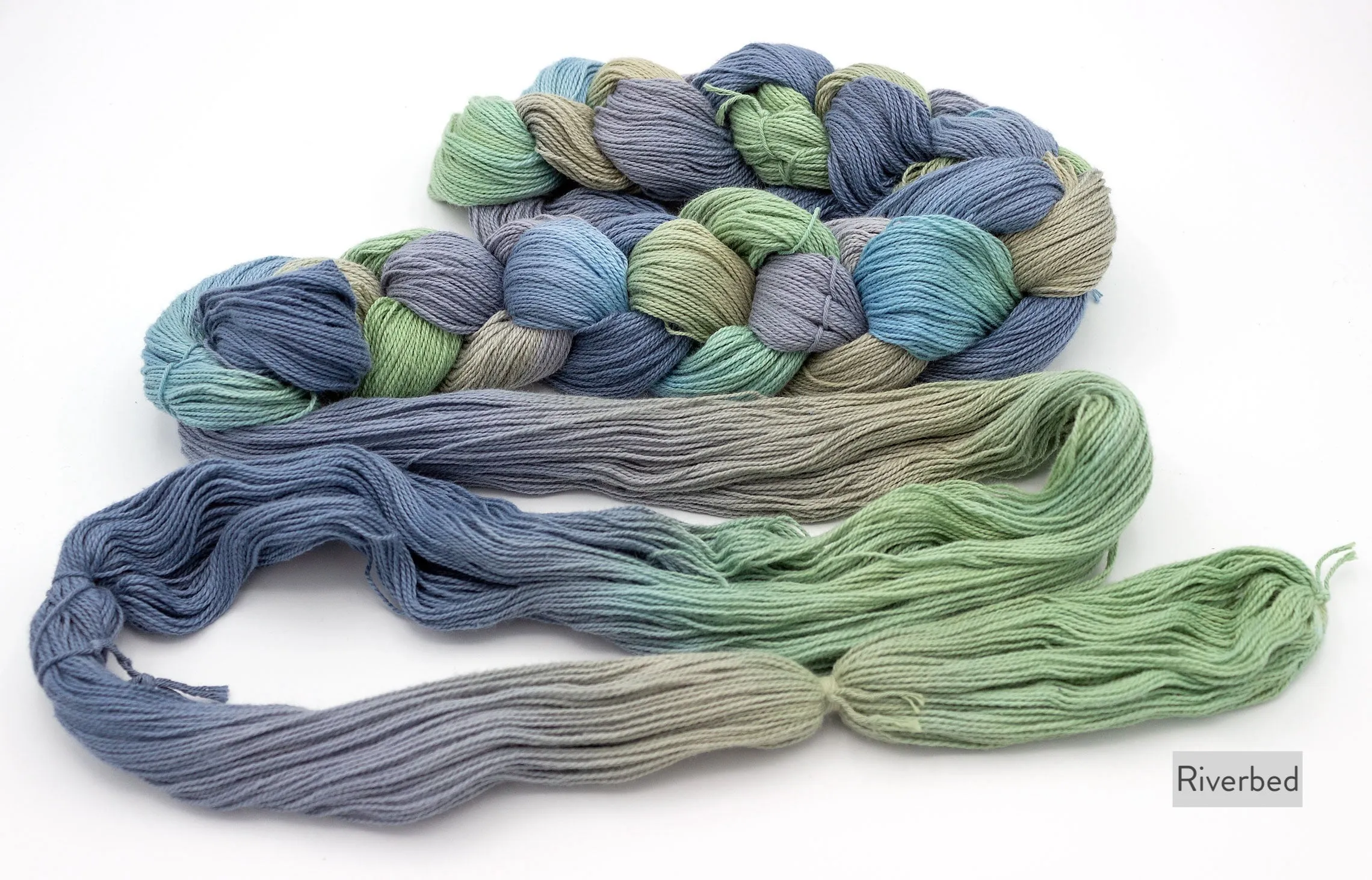 DYED-TO-ORDER 8/2 Hand-Painted Ringspun Cotton Warp