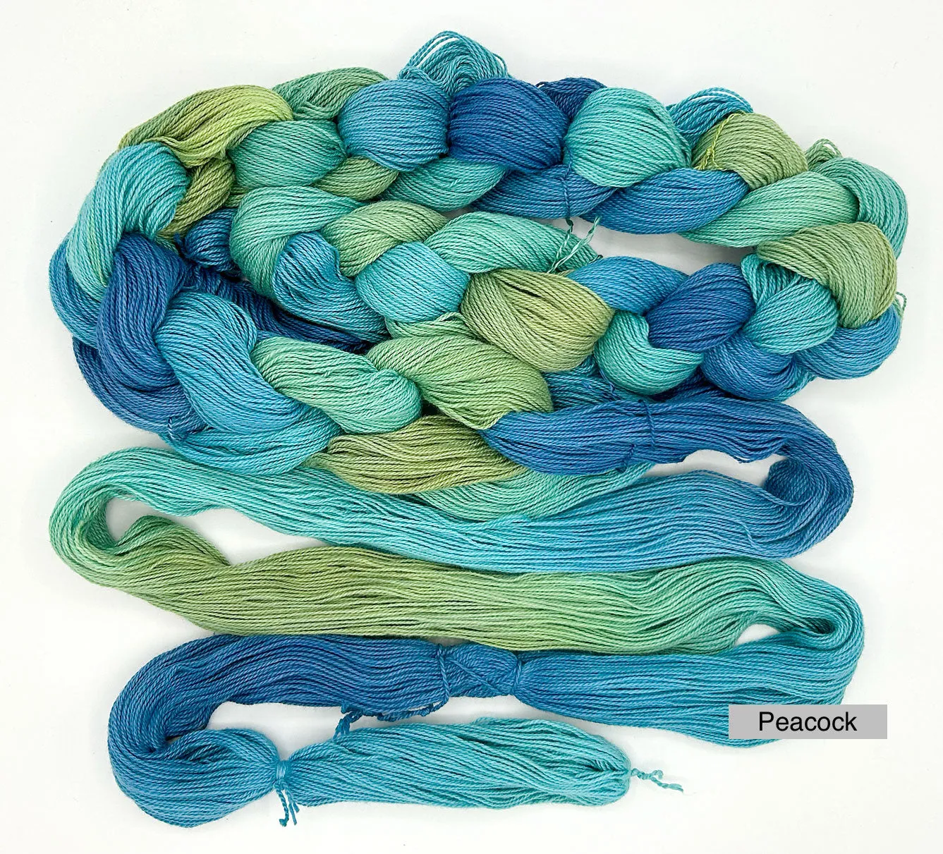 DYED-TO-ORDER 8/2 Hand-Painted Ringspun Cotton Warp