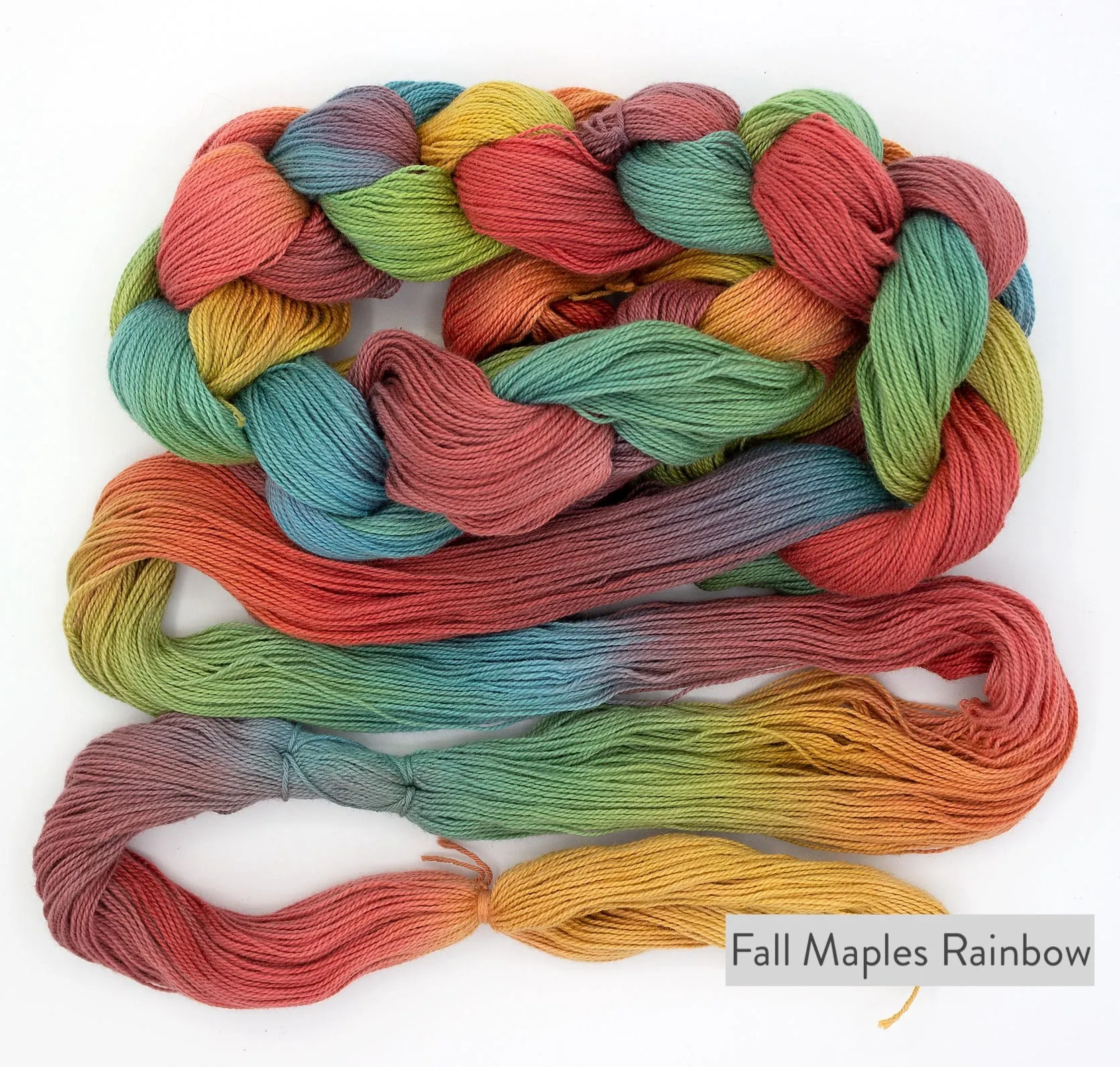DYED-TO-ORDER 8/2 Hand-Painted Ringspun Cotton Warp