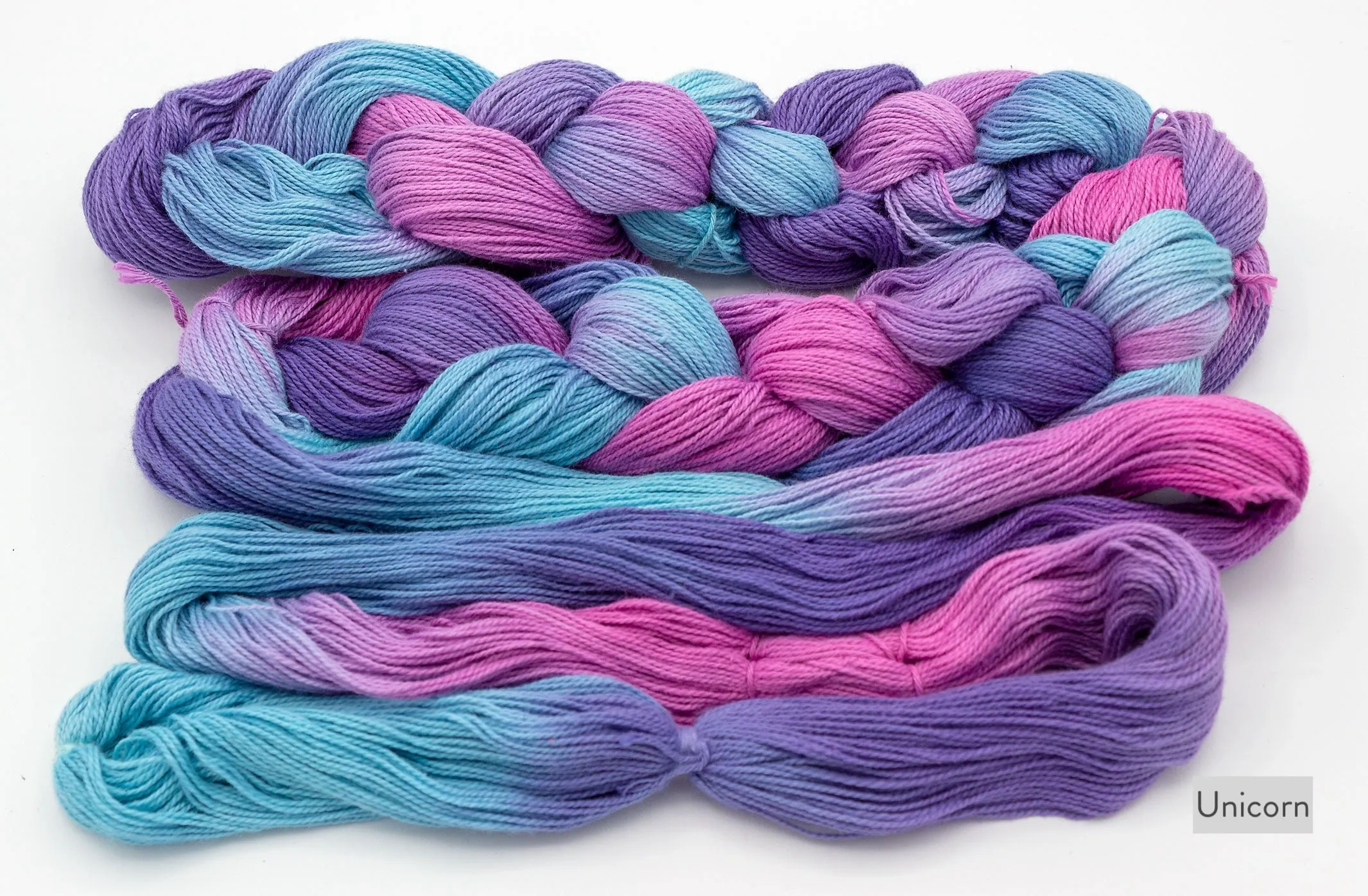 DYED-TO-ORDER 8/2 Hand-Painted Ringspun Cotton Warp