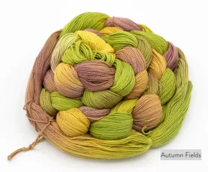 DYED-TO-ORDER 8/2 Hand-Painted Ringspun Cotton Warp