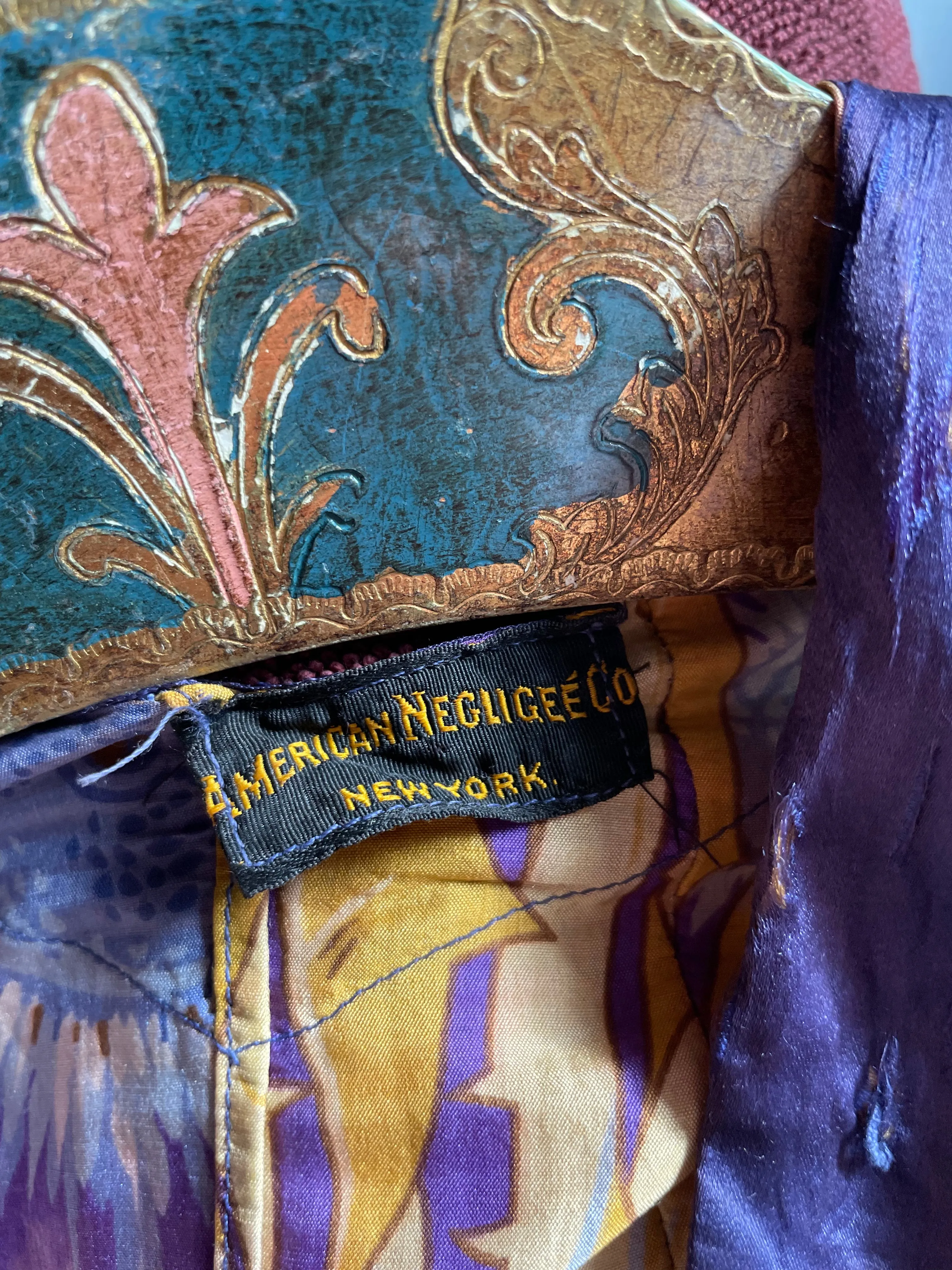 Edwardian Sunflower Silk Dress