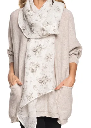 Eloisa Scarf in Cream Print