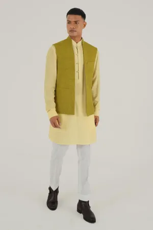 Embroidered Front Open Jawahar Jacket