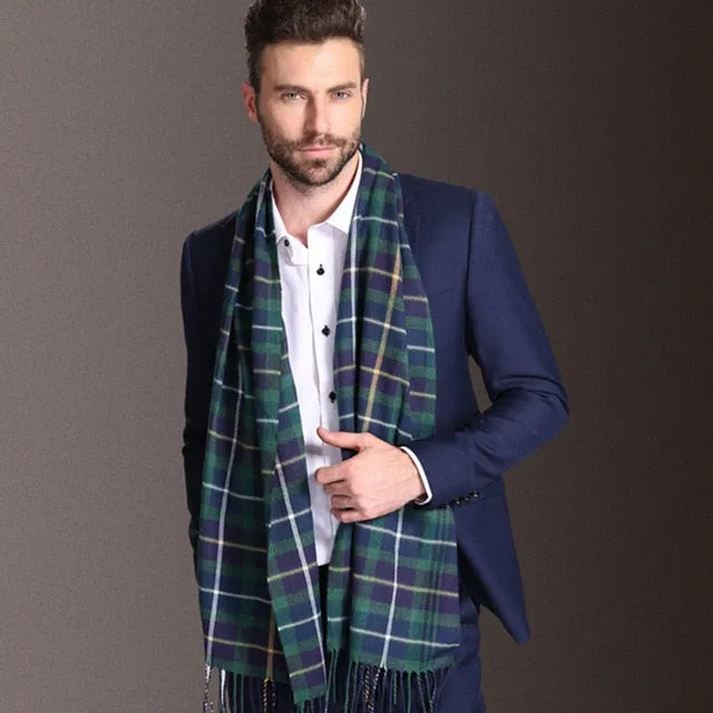 Europe Fashion Cotton Shawl Scarves Men