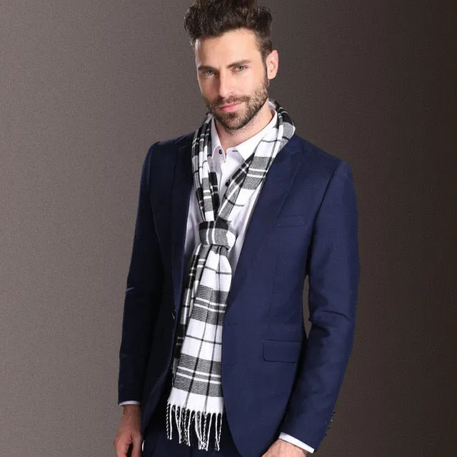 Europe Fashion Cotton Shawl Scarves Men