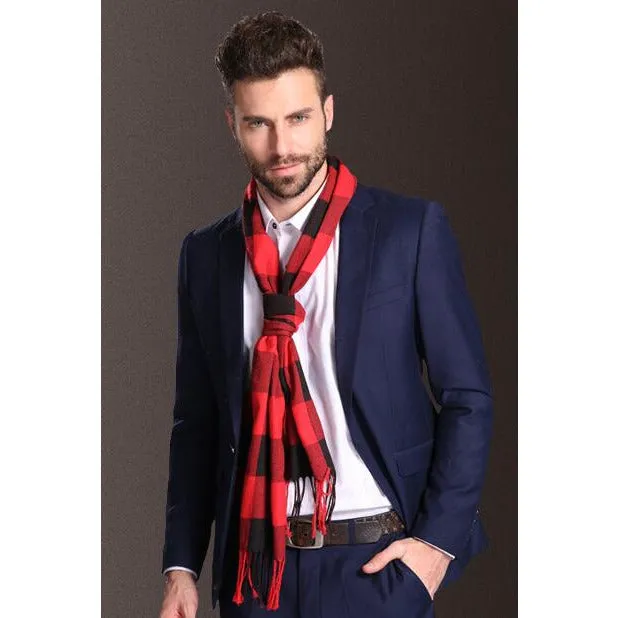 Europe Fashion Cotton Shawl Scarves Men